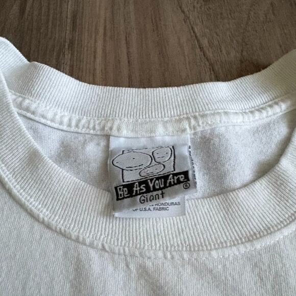 Vintage Be As You Are T-Shirt Men's Size XL All Fun And Games 1990s Art - Picture 6 of 9